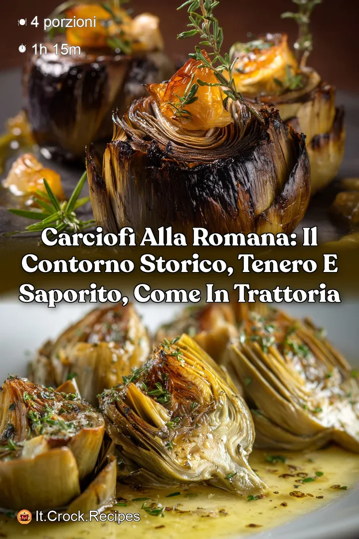 Carciofi alla Romana: il contorno storico tenero e saporito come in trattoria