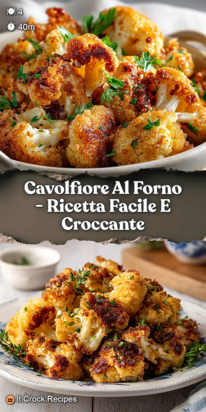 Close-up on crispy baked cauliflower: bubbly, caramelized bits contrasting with tender, pale interiors. Glistening with oi...