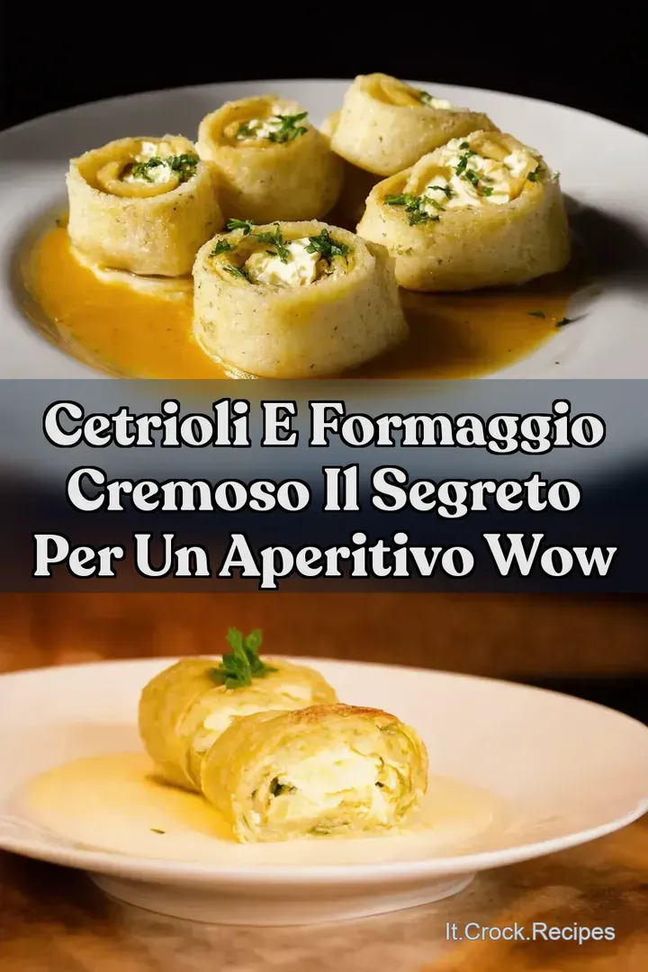 Cetrioli e Formaggio Cremoso il segreto per un aperitivo WOW