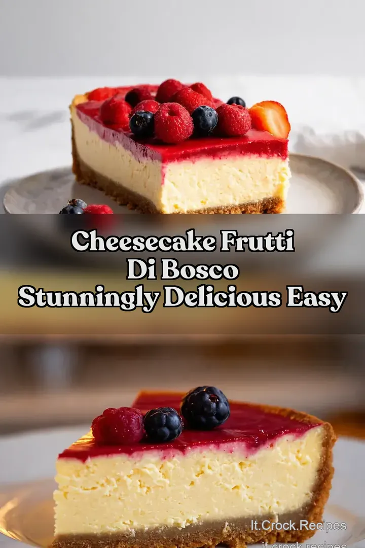 Cheesecake Frutti di Bosco Stunningly Delicious Easy