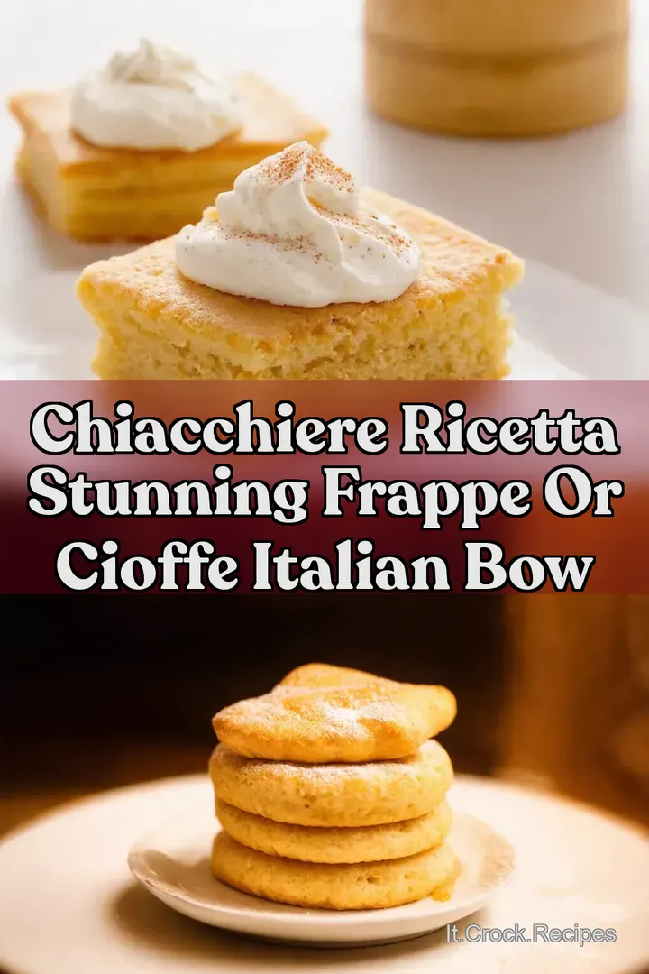 Chiacchiere Ricetta Stunning Frappe or Cioffe Italian Bow