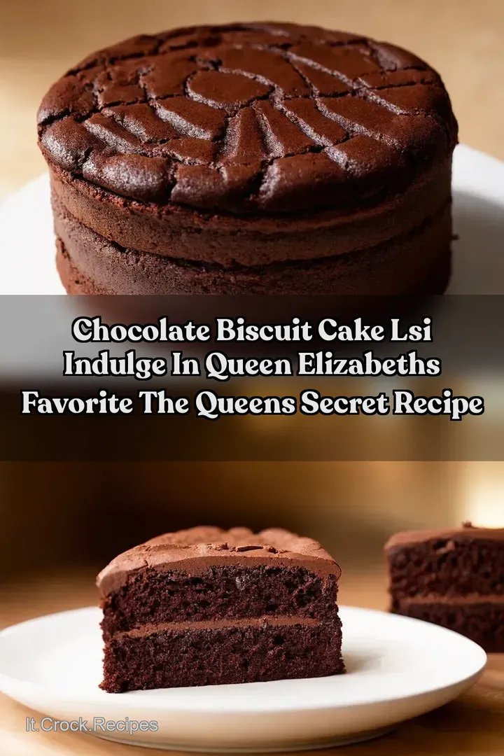 Chocolate Biscuit Cake LSI Indulge in Queen Elizabeths Favorite The Queens Secret Recipe