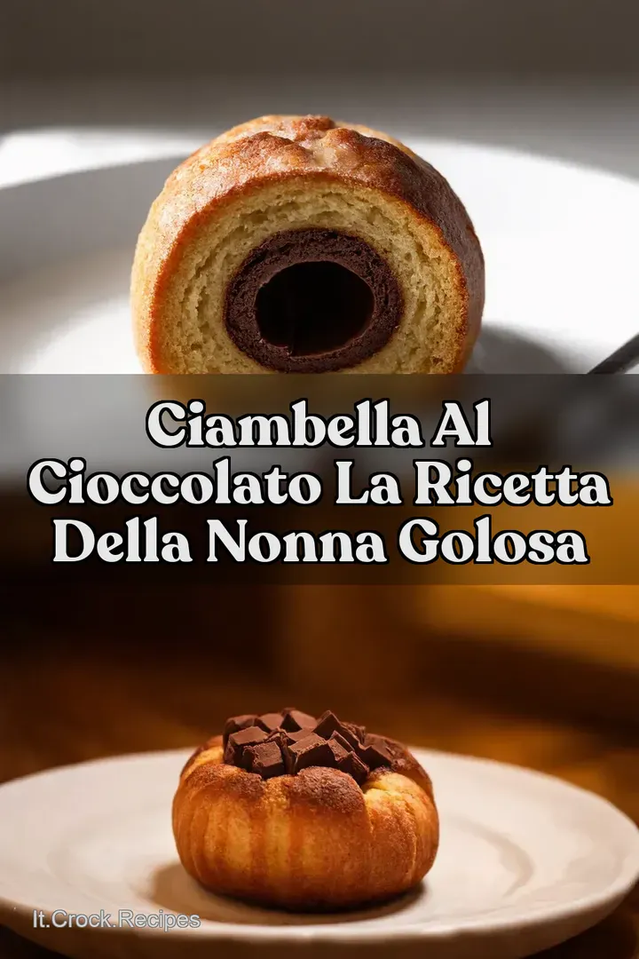 Ciambella al Cioccolato La Ricetta della Nonna Golosa