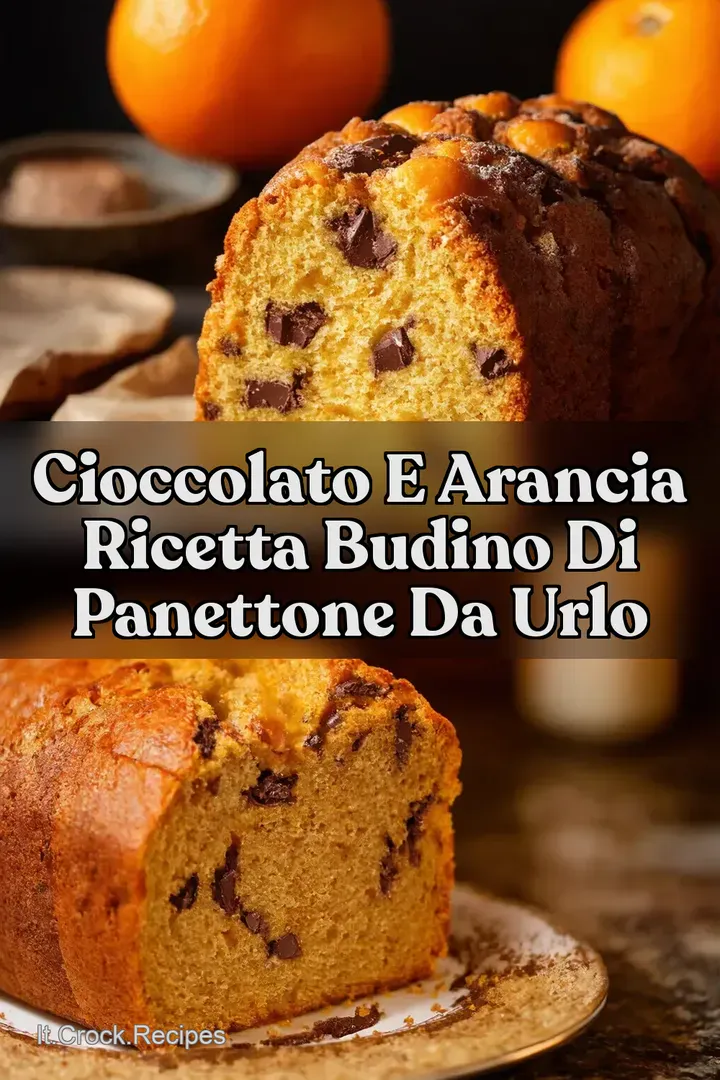 Cioccolato e Arancia Ricetta Budino di Panettone da Urlo