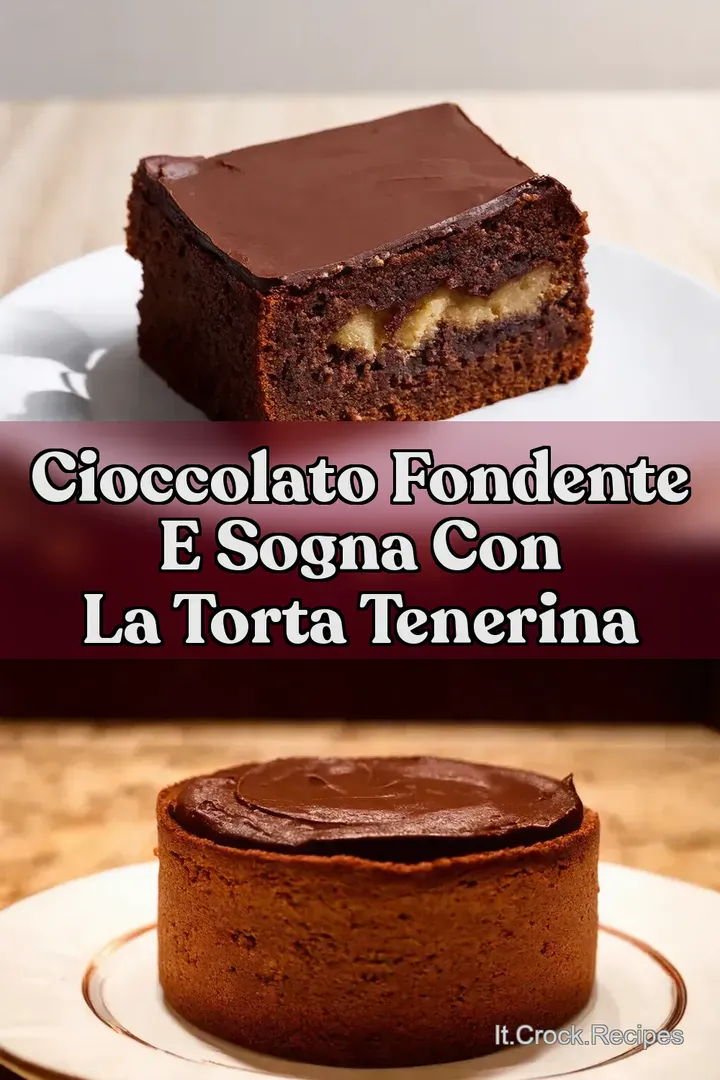 Cioccolato Fondente e Sogna con la Torta Tenerina