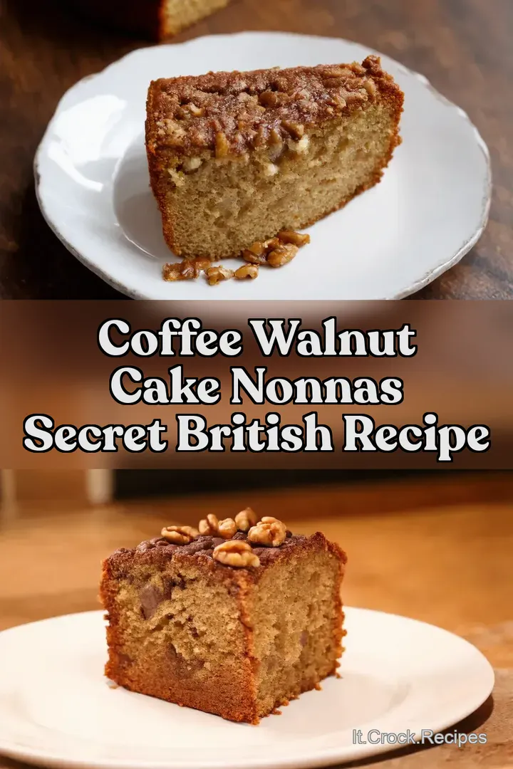 Coffee Walnut Cake Nonnas Secret British Recipe