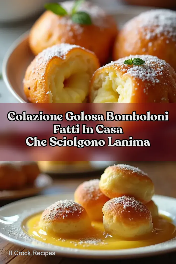 Colazione Golosa Bomboloni Fatti in Casa che Sciolgono lAnima