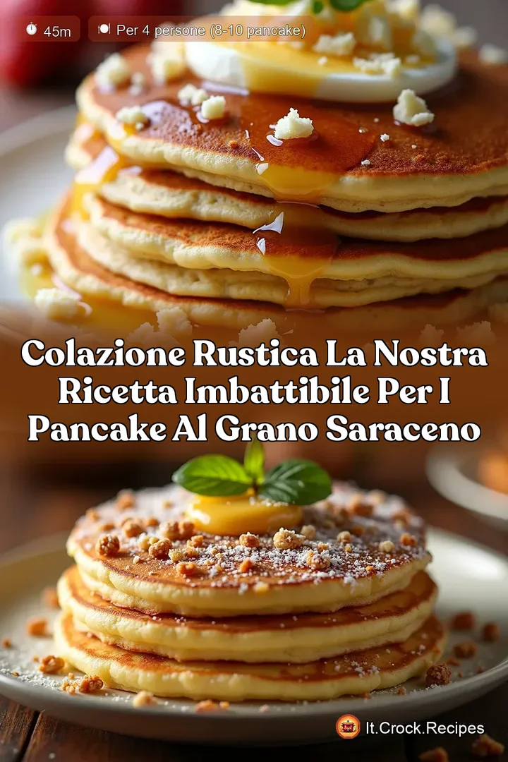Colazione Rustica La Nostra Ricetta Imbattibile per i Pancake al Grano Saraceno