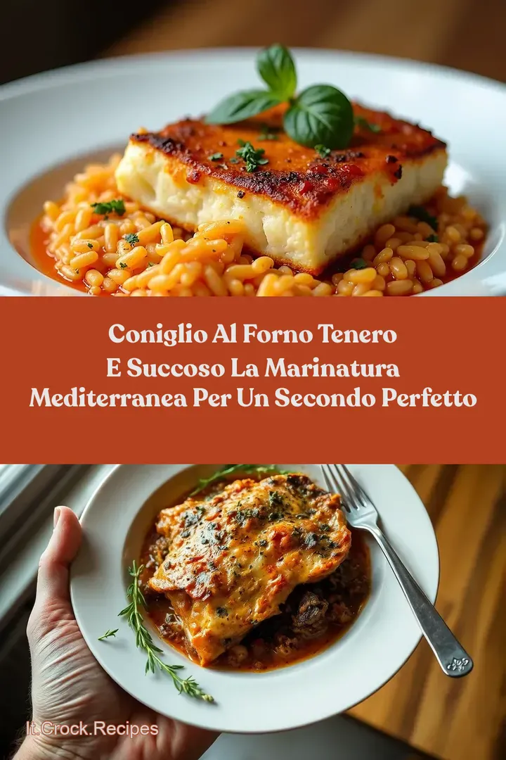 Coniglio Al Forno Tenero e Succoso La Marinatura Mediterranea Per Un Secondo Perfetto