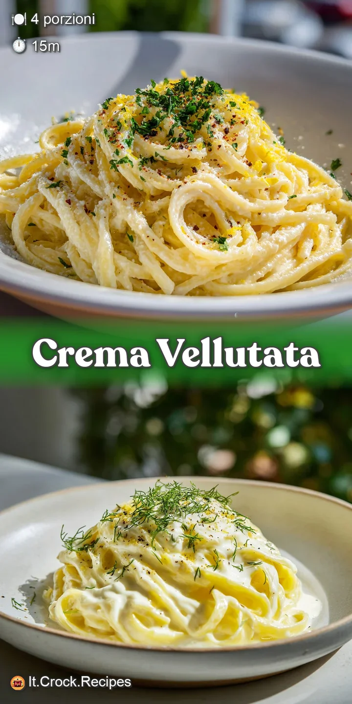 Close-up of creamy ricotta clinging to perfectly cooked pasta, speckled with zesty lemon and flecks of vibrant green herbs.