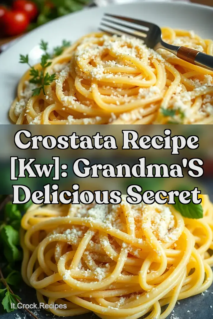 Crostata Recipe [kw]: Grandma s Delicious Secret