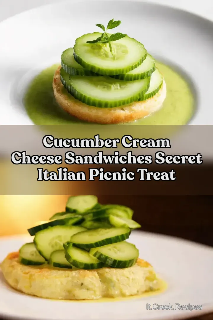 Cucumber Cream Cheese Sandwiches Secret Italian Picnic Treat