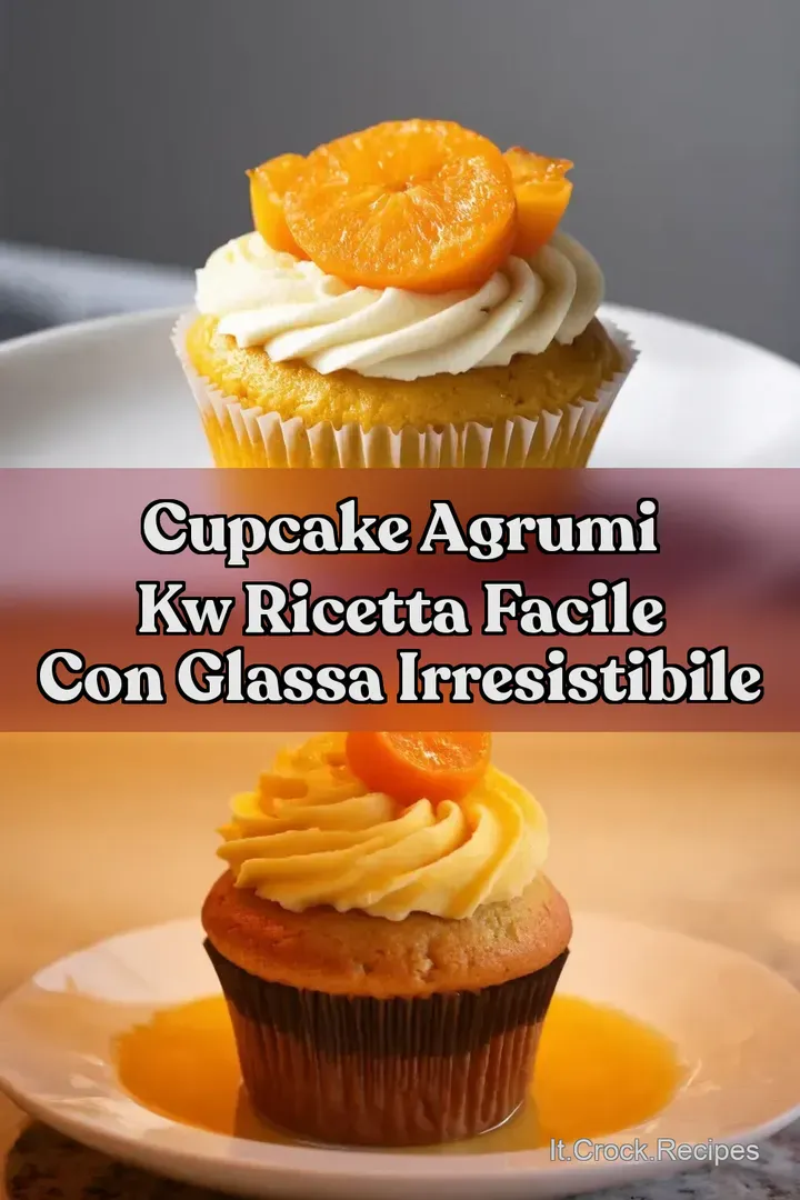 Cupcake Agrumi kw Ricetta Facile con Glassa Irresistibile