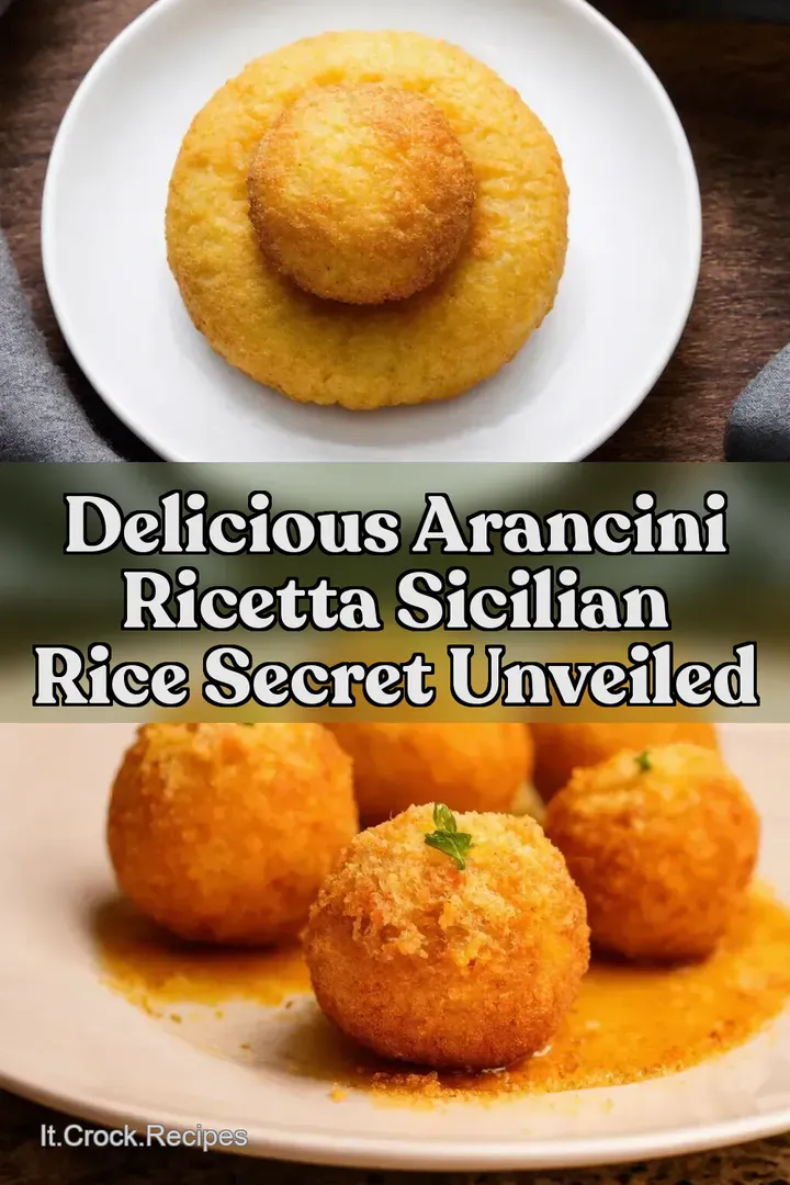 Delicious Arancini Ricetta Sicilian Rice Secret Unveiled