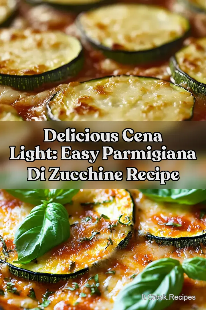 Delicious Cena Light: Easy Parmigiana di Zucchine Recipe