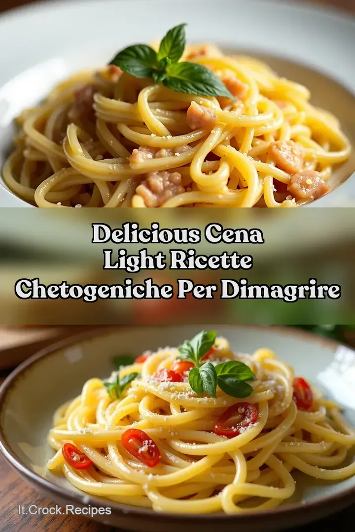 Delicious Cena Light Ricette Chetogeniche per Dimagrire