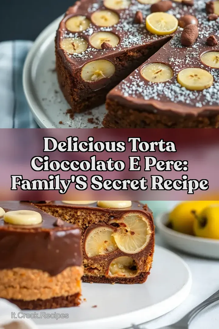 Delicious Torta Cioccolato e Pere: Family s Secret Recipe
