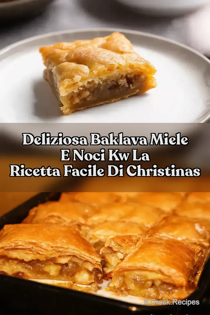 Deliziosa Baklava Miele e Noci kw La Ricetta Facile di Christinas