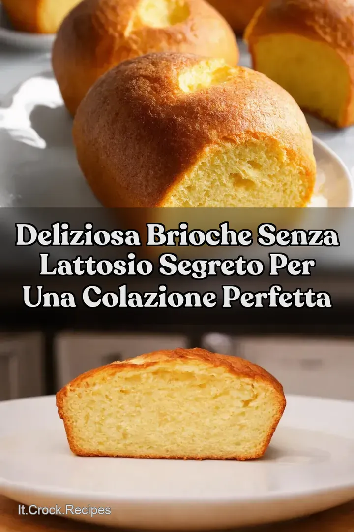 Deliziosa Brioche Senza Lattosio Segreto per una Colazione Perfetta