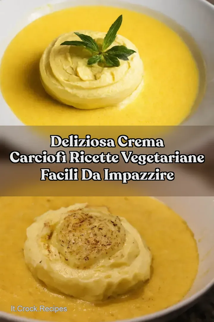 Deliziosa Crema Carciofi Ricette Vegetariane Facili da Impazzire
