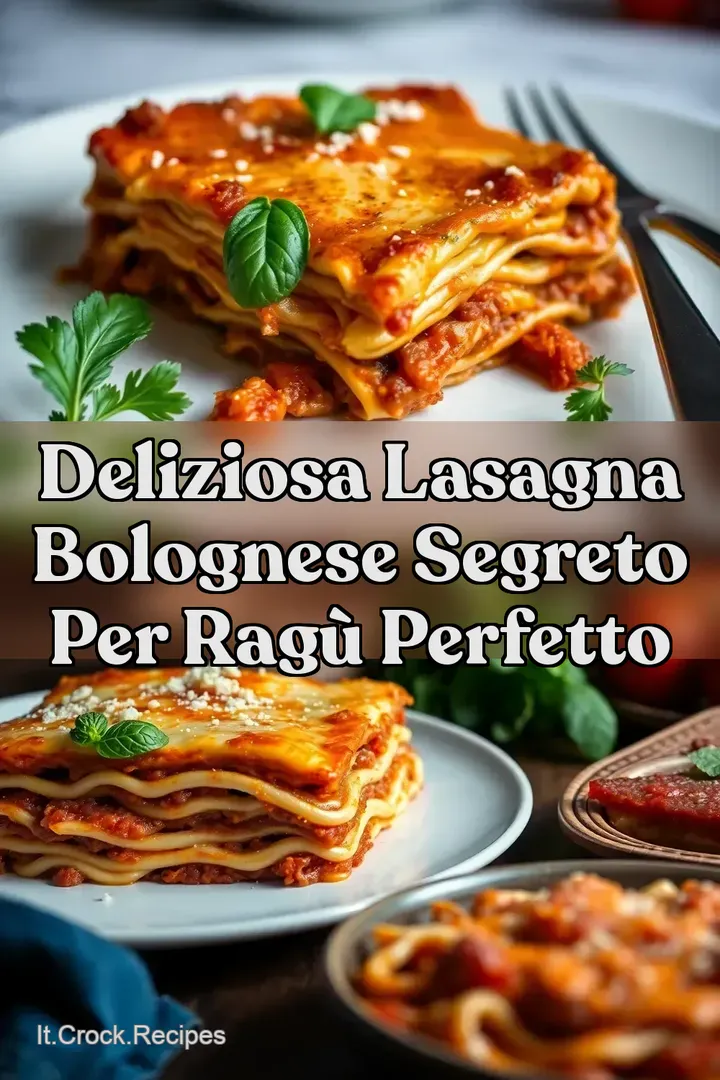Deliziosa Lasagna Bolognese Segreto per Rag&ugrave; Perfetto