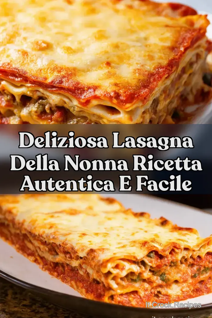 Deliziosa Lasagna della Nonna Ricetta Autentica e Facile