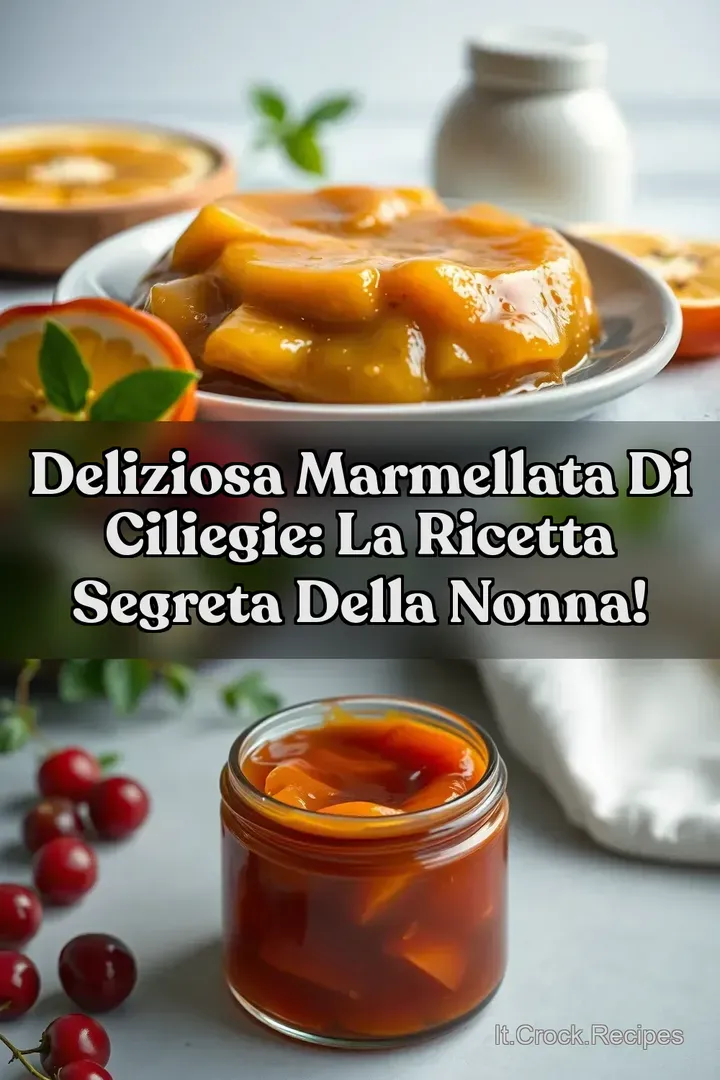 Deliziosa Marmellata di Ciliegie: La Ricetta Segreta della Nonna!