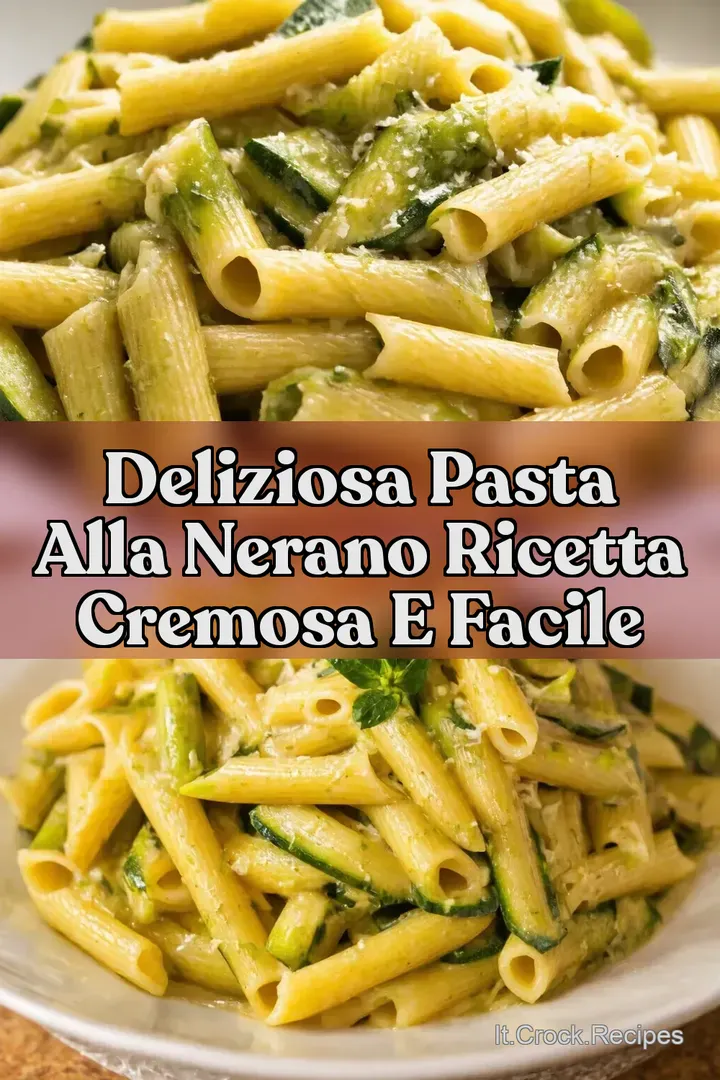 Deliziosa Pasta alla Nerano Ricetta Cremosa e Facile