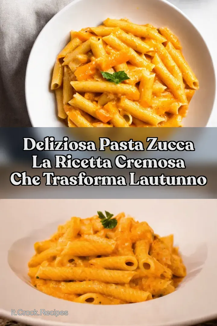 Deliziosa Pasta Zucca La Ricetta Cremosa Che Trasforma LAutunno