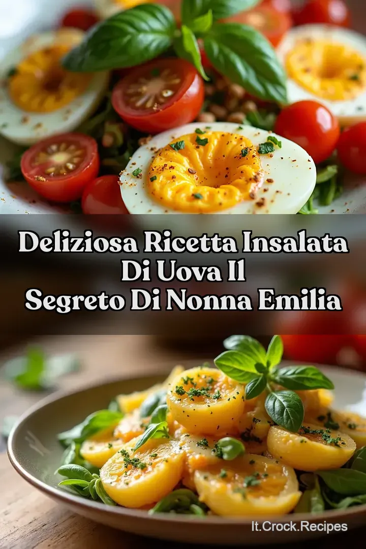 Deliziosa Ricetta Insalata di Uova Il Segreto di Nonna Emilia