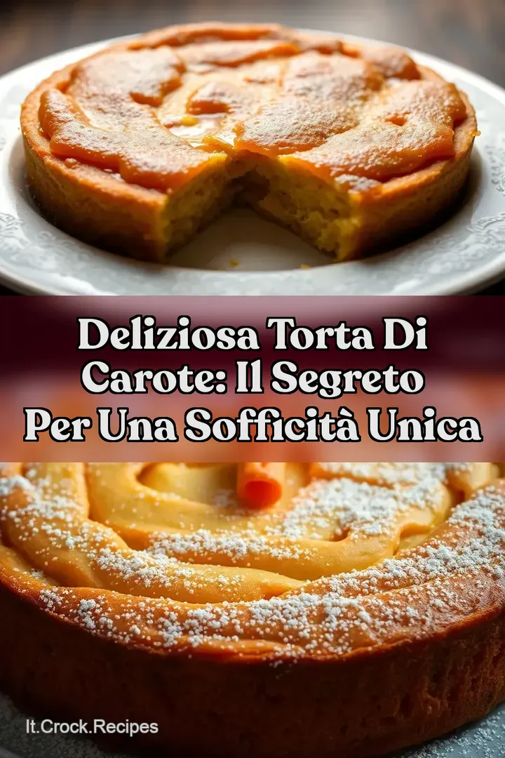 Deliziosa Torta di Carote: Il Segreto per una Sofficit&agrave; Unica