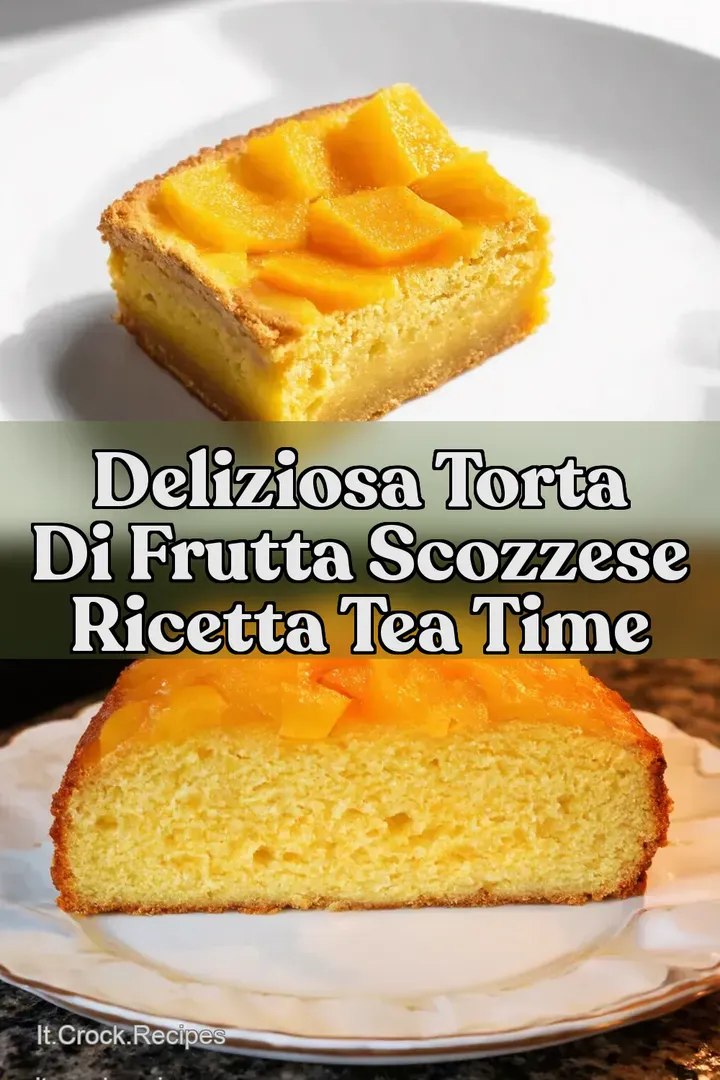 Deliziosa Torta di Frutta Scozzese Ricetta Tea Time