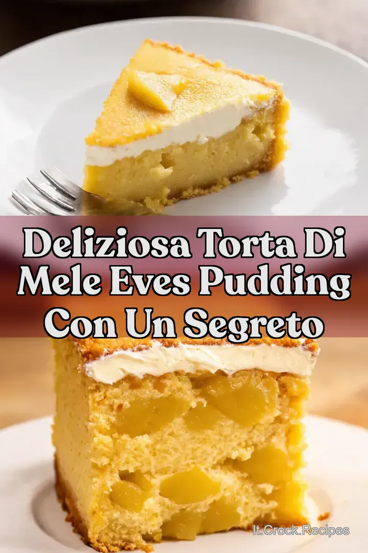 Deliziosa Torta di Mele Eves Pudding con un Segreto