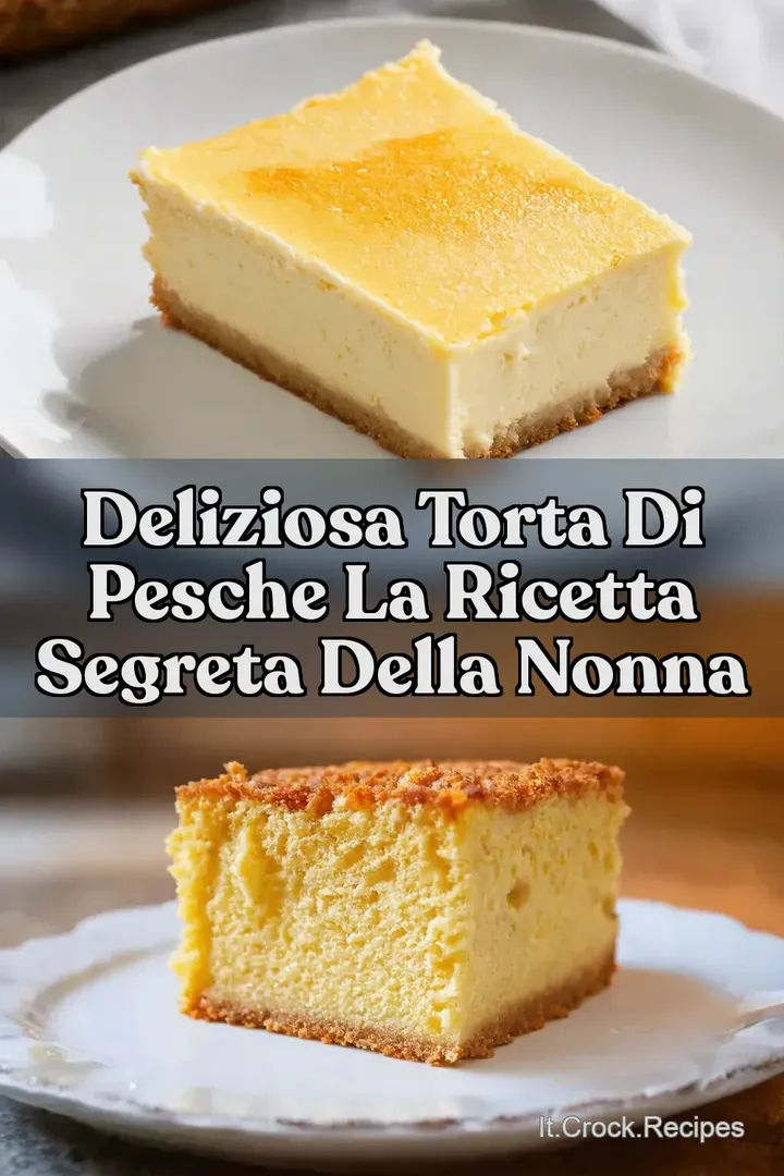 Deliziosa Torta di Pesche La Ricetta Segreta della Nonna