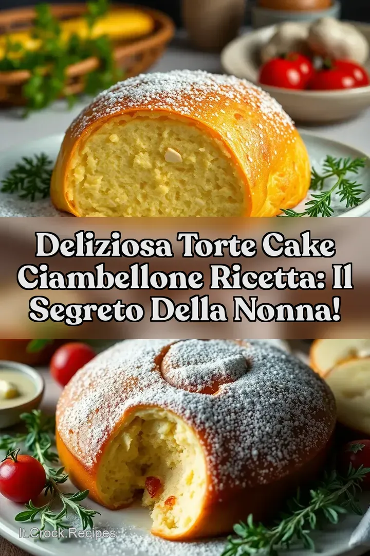 Deliziosa Torte Cake Ciambellone Ricetta: Il Segreto della Nonna!