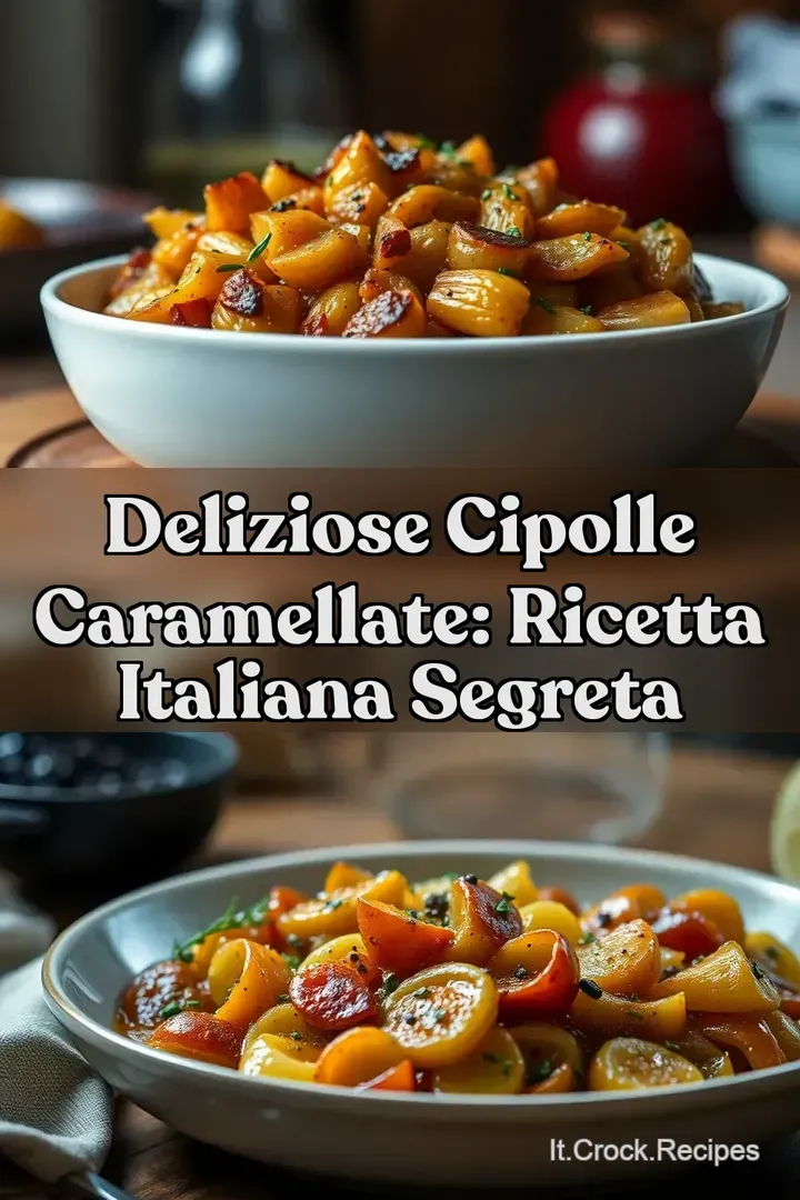 Deliziose Cipolle Caramellate: Ricetta Italiana Segreta