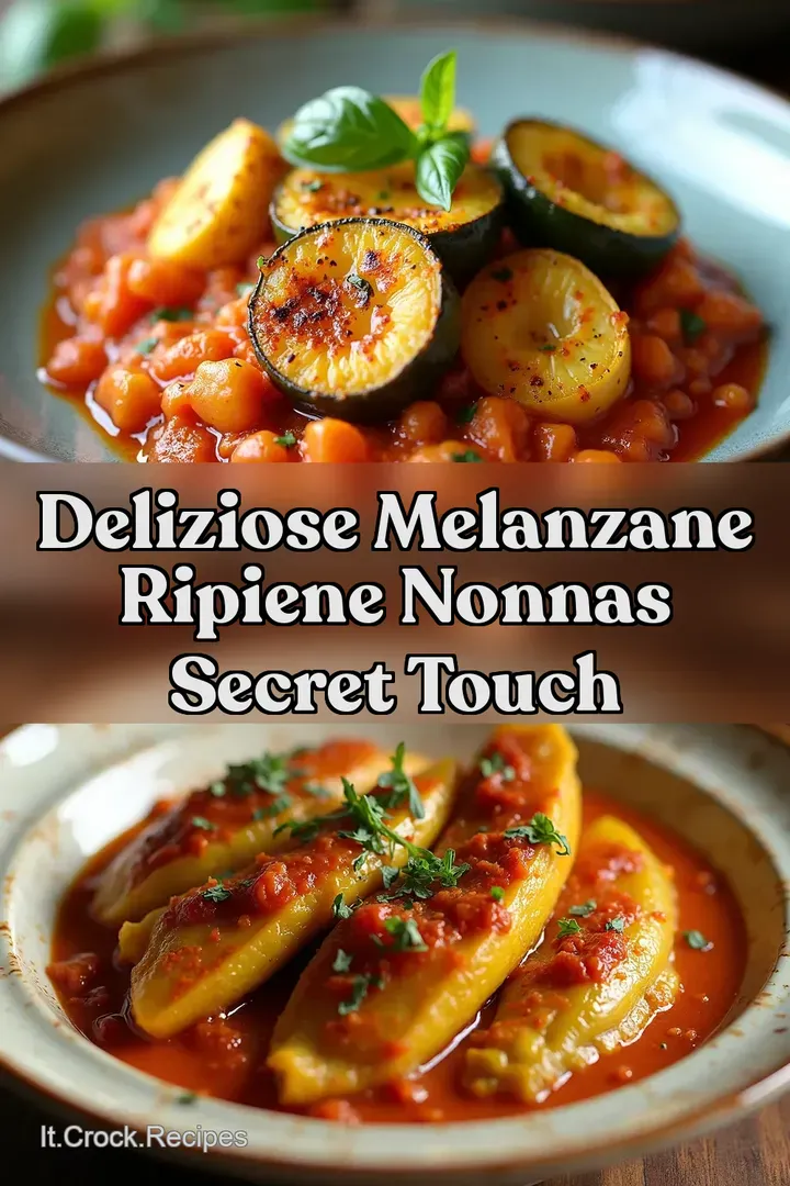 Deliziose Melanzane Ripiene Nonnas Secret Touch