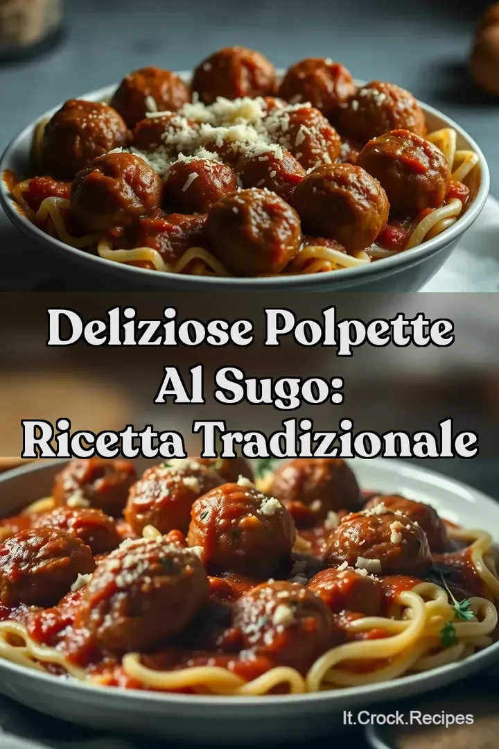 Deliziose Polpette al Sugo: Ricetta Tradizionale