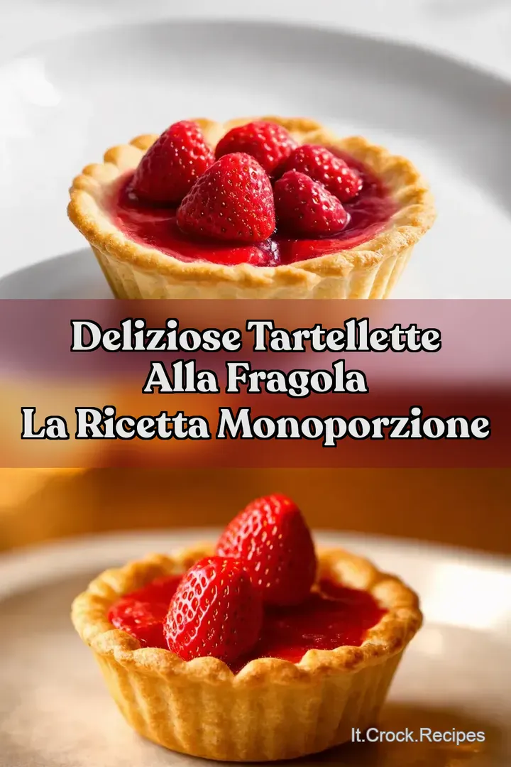 Deliziose Tartellette alla Fragola La Ricetta Monoporzione