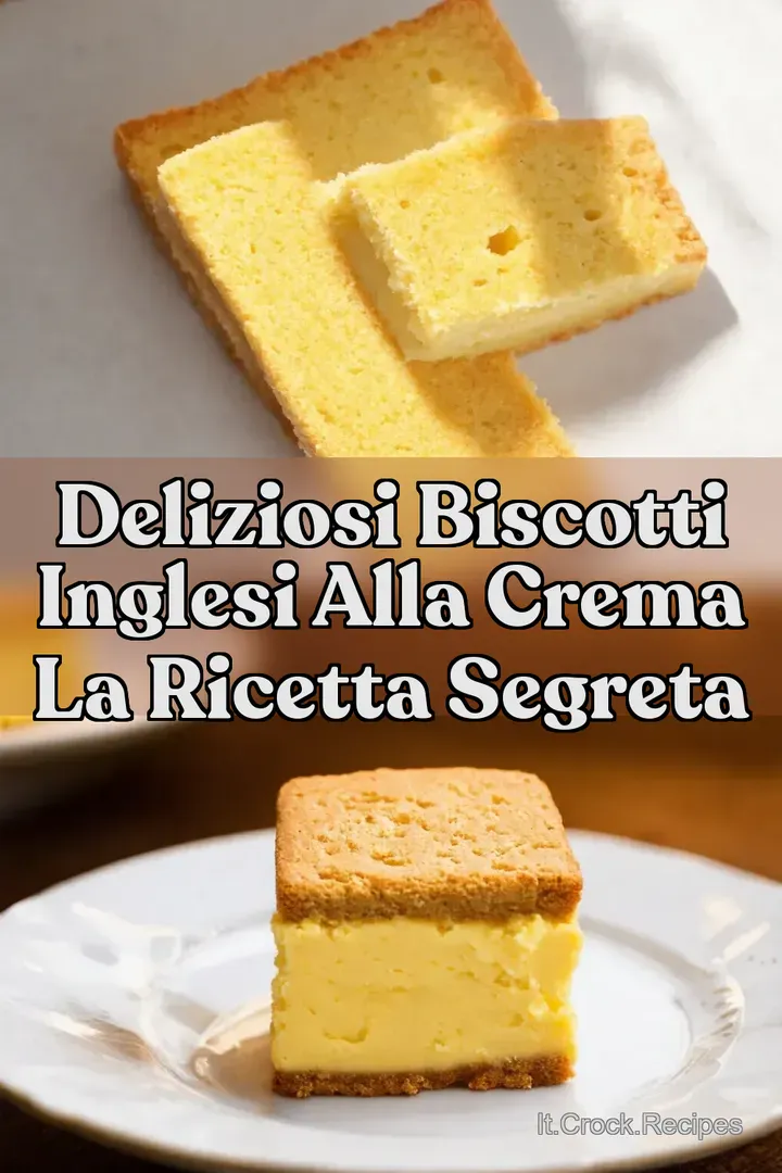 Deliziosi Biscotti Inglesi alla Crema La Ricetta Segreta
