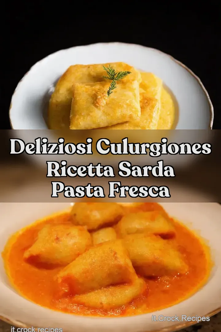Deliziosi Culurgiones Ricetta Sarda Pasta Fresca
