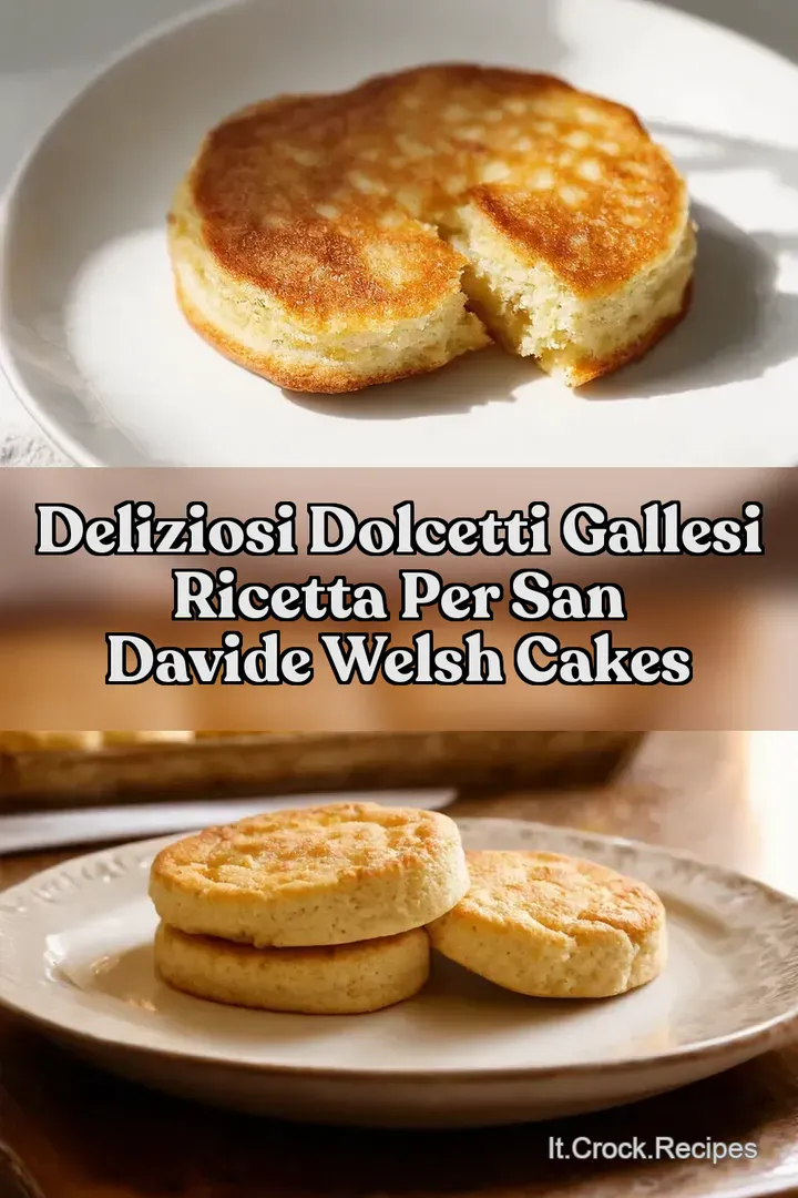 Deliziosi Dolcetti Gallesi Ricetta per San Davide Welsh Cakes