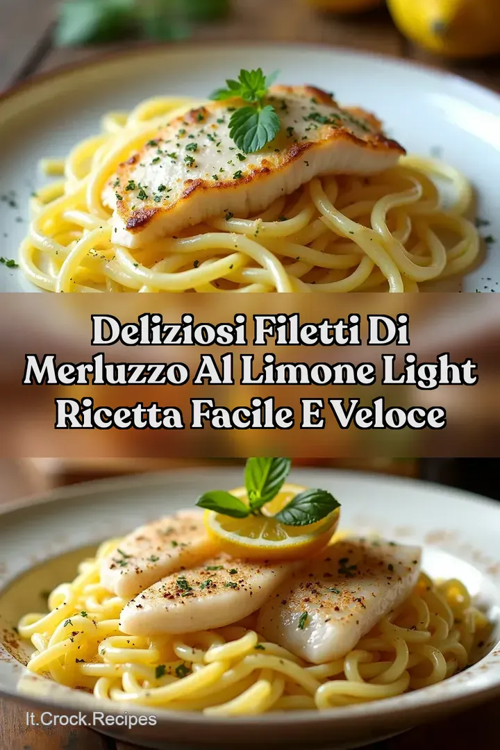 Deliziosi Filetti di Merluzzo al Limone Light Ricetta Facile e Veloce