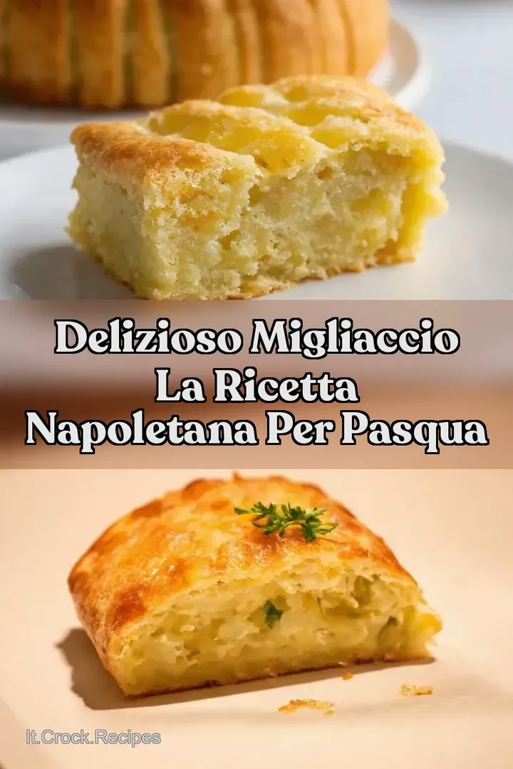 Delizioso Migliaccio La Ricetta Napoletana per Pasqua