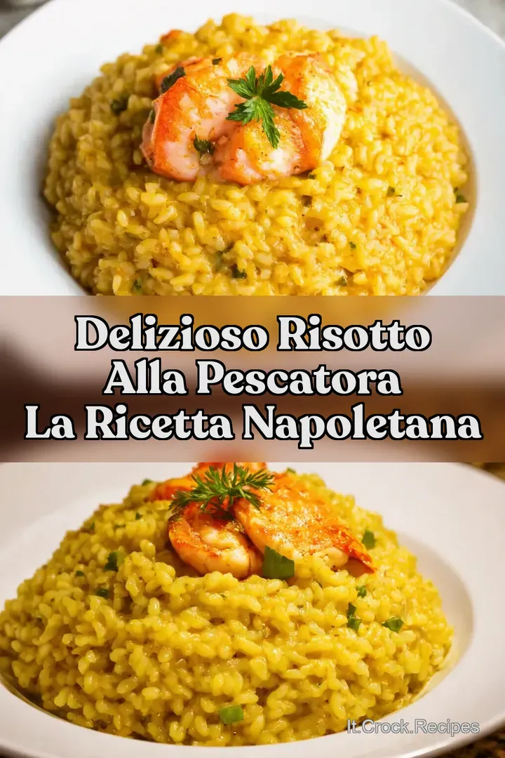 Delizioso risotto alla pescatora La ricetta Napoletana
