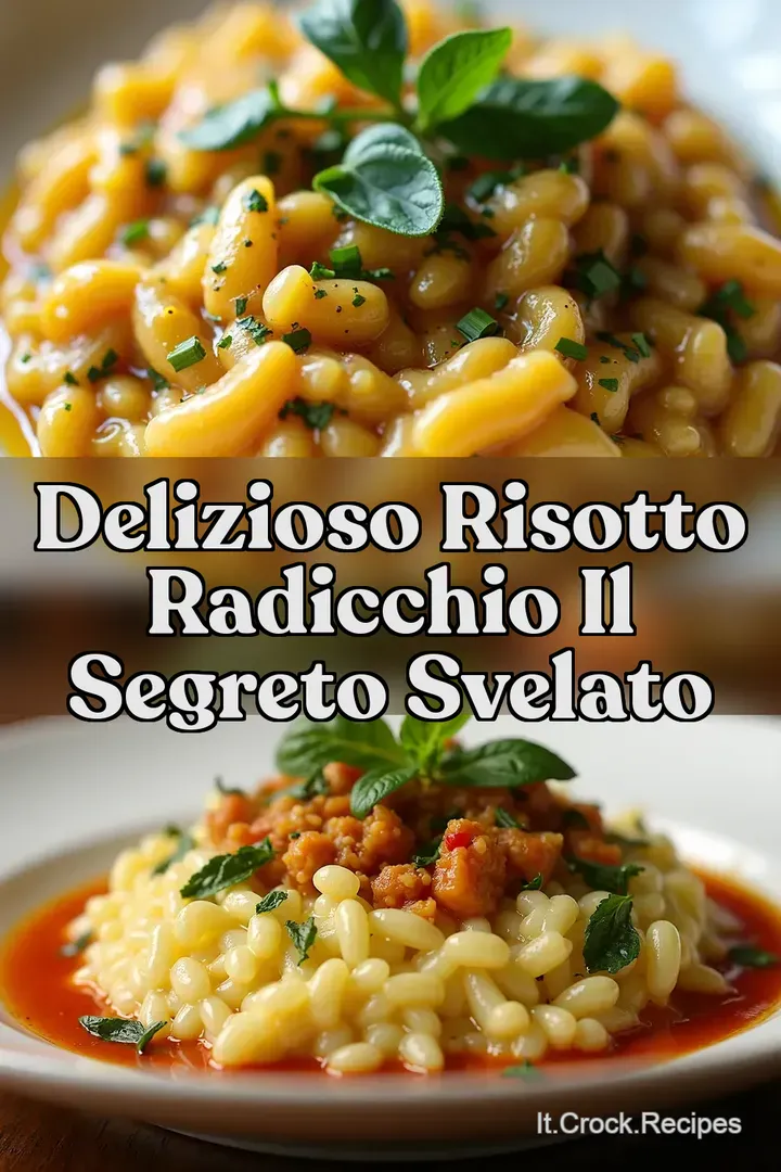 Delizioso Risotto Radicchio Il Segreto Svelato