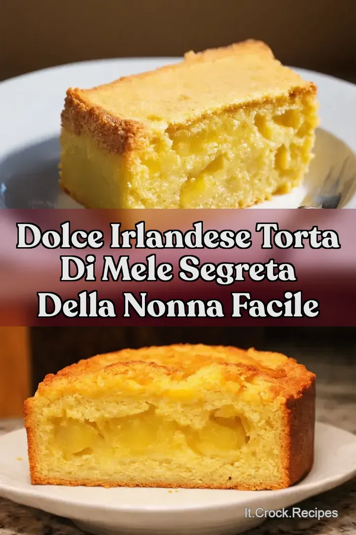 Dolce irlandese Torta di Mele Segreta della Nonna Facile