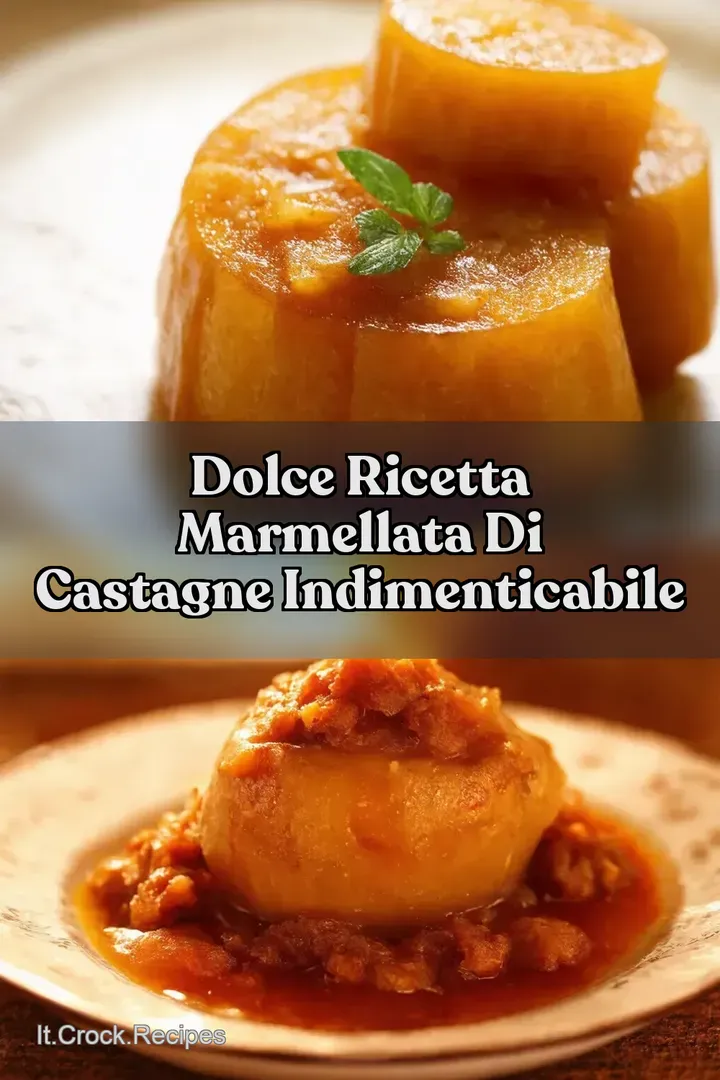 Dolce Ricetta Marmellata di Castagne Indimenticabile