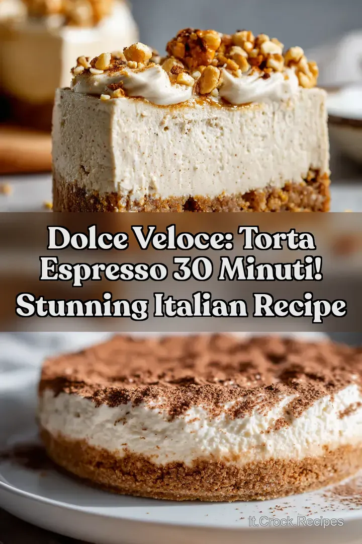 Dolce Veloce: Torta Espresso 30 Minuti! Stunning Italian Recipe