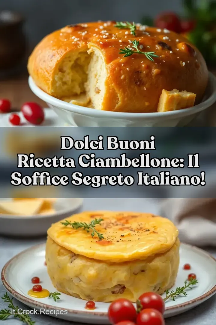 Dolci Buoni ricetta ciambellone: Il Soffice Segreto Italiano!